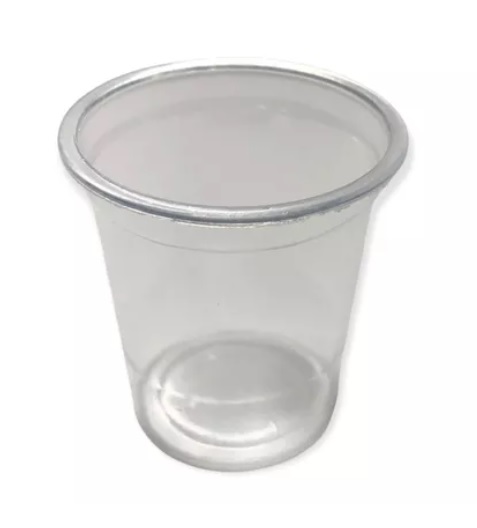 Vaso Vidrio Tubo Cañita 300 Ml