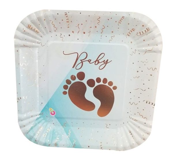 Plato Nº2 Baby Shower (Elefante/Regalo)